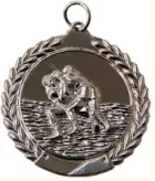 MD518/S Medal srebro - zapasy - z metalu nieszlachetnego