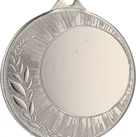 ME0240/S Medal srebrny ogólny z miejscem na emblemat d-40mm, grub. 0,15 cm