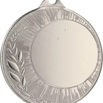 ME0240/S Medal srebrny ogólny z miejscem na emblemat d-40mm, grub. 0,15 cm