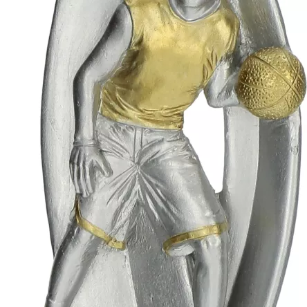 RP6002/S/G Figurka odlewana - Koszykówka H - 18 cm