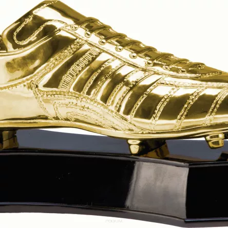 RP2002 figurka odlewana złota  PIŁKA NOŻNA dł.-26,5 cm