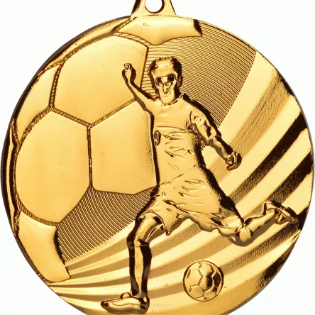 MMC5055/G medal złoty d-50 mm tematyczny PIŁKA NOŻNA