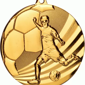 MMC5055/G medal złoty d-50 mm tematyczny PIŁKA NOŻNA