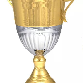 4128D puchar złoto-srebrny h-36 cm, d-12 cm