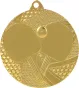 MMC7750/G Medal złoty- tenis stołowy - medal stalowy R- 50 mm, T- 2 mm