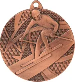 MMC8150/B Medal brązowy zjazd narciarski - medal stalowy R- 50 mm, T- 2 mm