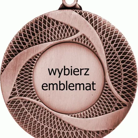 MMC8050/B medal brązowy d-50 mm z miejscem na emblemat d-25 mm