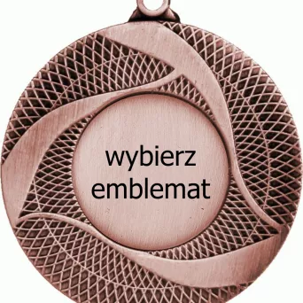 MMC8050/B medal brązowy d-50 mm z miejscem na emblemat d-25 mm