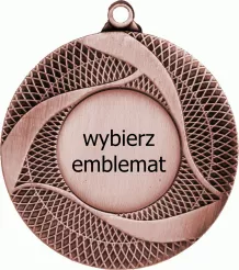 MMC8050/B medal brązowy d-50 mm z miejscem na emblemat d-25 mm