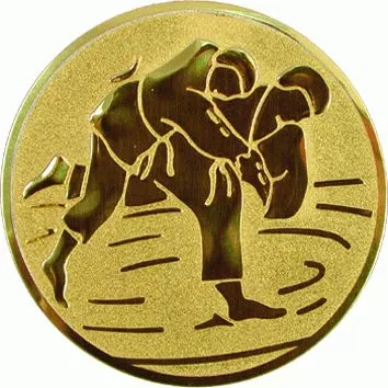 D2-A59 emblemat złoty JUDO d-50 mm