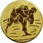 D2-A59 emblemat złoty JUDO d-50 mm