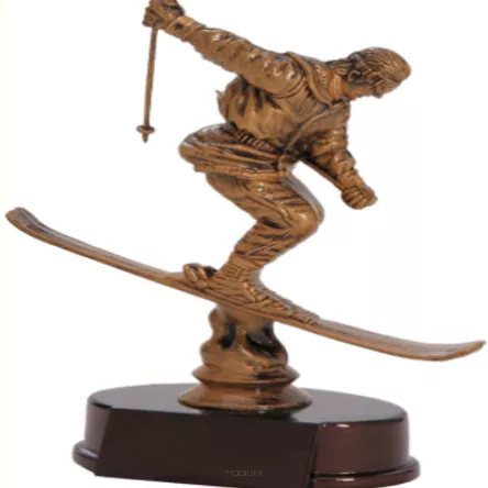 TPFR1852 Figurka odlewana NARCIARSTWO h-16 cm