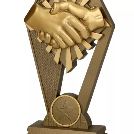 RP3015 Figurka odlewana - uścisk dłoni H-17.5 cm