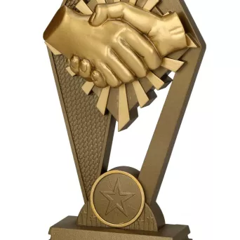 RP3015 Figurka odlewana - uścisk dłoni H-17.5 cm