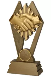 RP3015 Figurka odlewana - uścisk dłoni H-17.5 cm