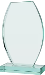 G043 Trofeum szklane h-21 cm, grub. 1,9 cm